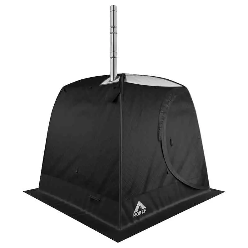 Мобильная баня МОРЖ SKY Lux (Черный)