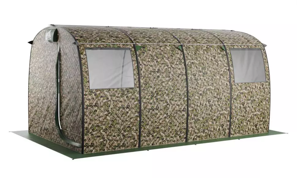 Мобильная баня МОРЖ MAX XL (Камуфляж)