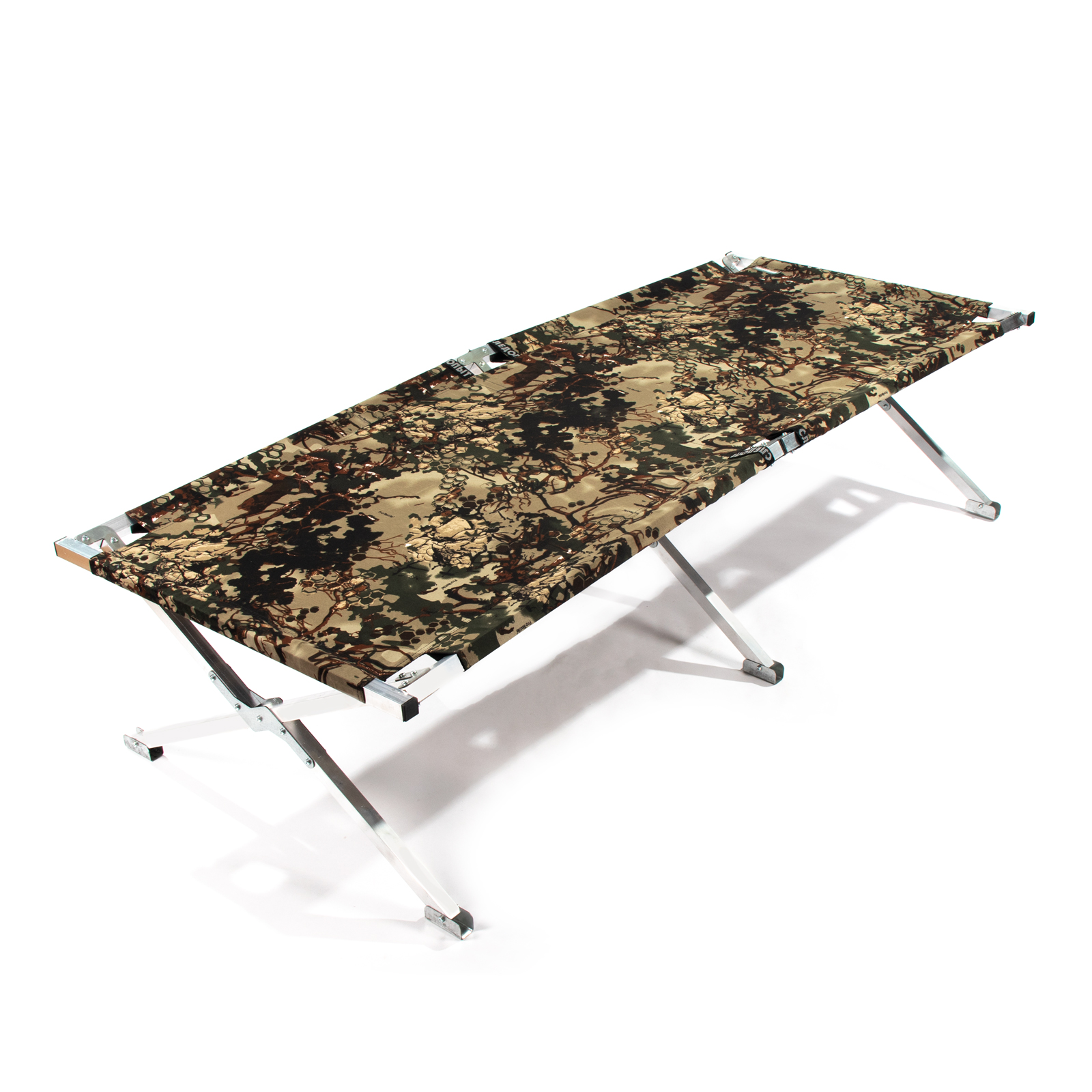 Раскладушка туристич."СЛЕДОПЫТ" в чехле, 1850х750х400 мм, труба алюм. 25х25х2 мм