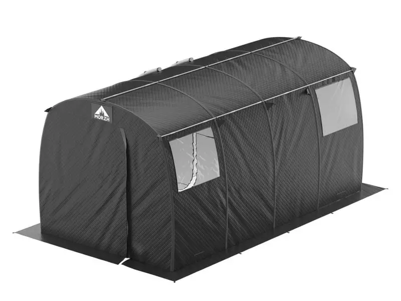 Мобильная баня МОРЖ MAX XL (Черный)