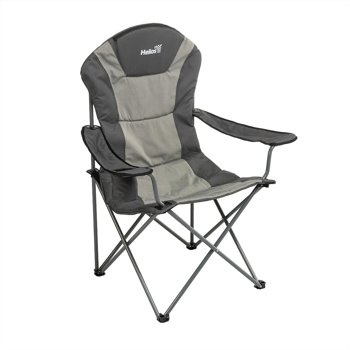 Кресло складное серый ромб/зеленый (т-HS-750-99806h-05-1) Helios (пр-во ГК Тонар)