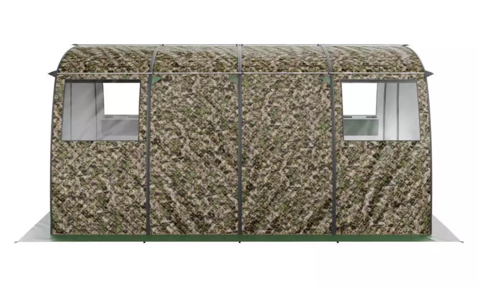 Мобильная баня МОРЖ MAX XL (Камуфляж)