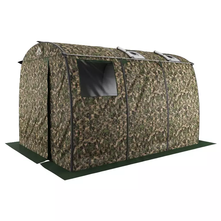 Мобильная баня МОРЖ Max (Камуфляж)