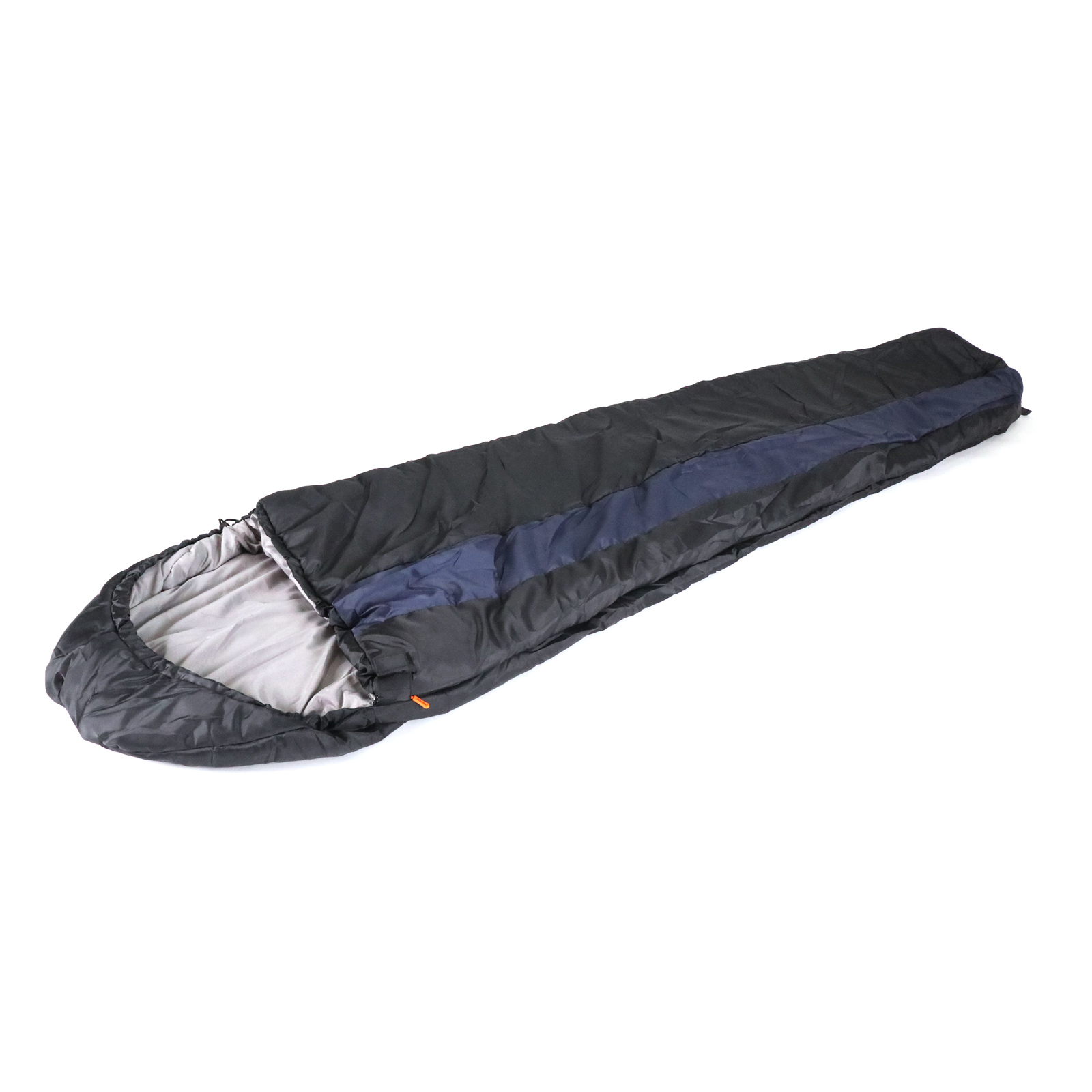 Спальный мешок-кокон"СЛЕДОПЫТ- Comfort", 230х80 см., до 0С, 3х слойный, цв.черный/6/8/