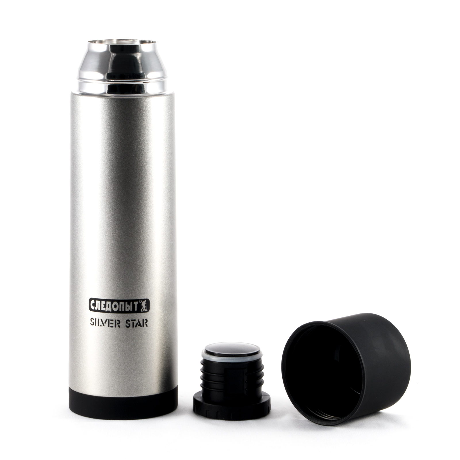 Термос для напитков Следопыт - SilverStar, 1 л