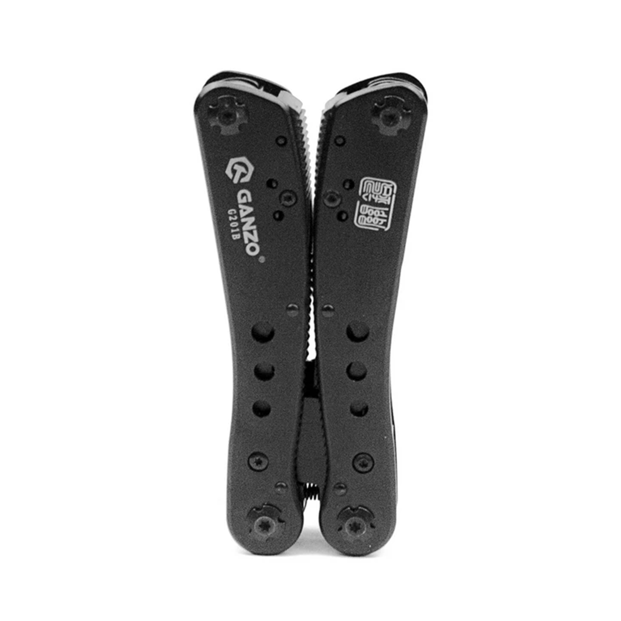 Мультитул "Ganzo", 105x50x15 мм, 22 предмета, цв. черный