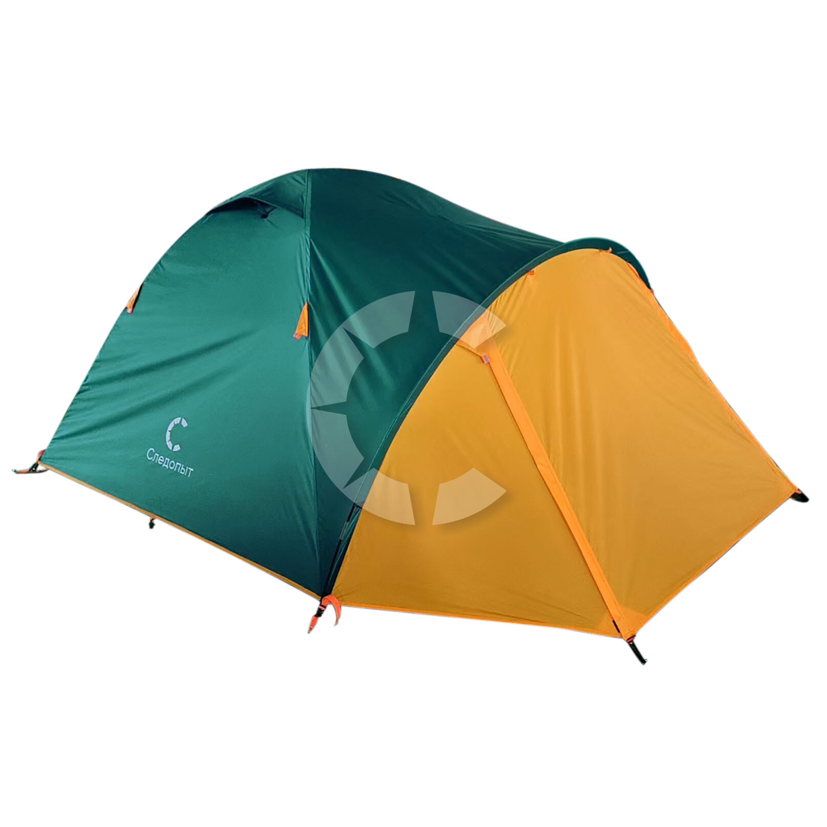 Палатка летняя двухслойная "СЛЕДОПЫТ- Selenga 3" с 2 входами, 3-х местная/4/