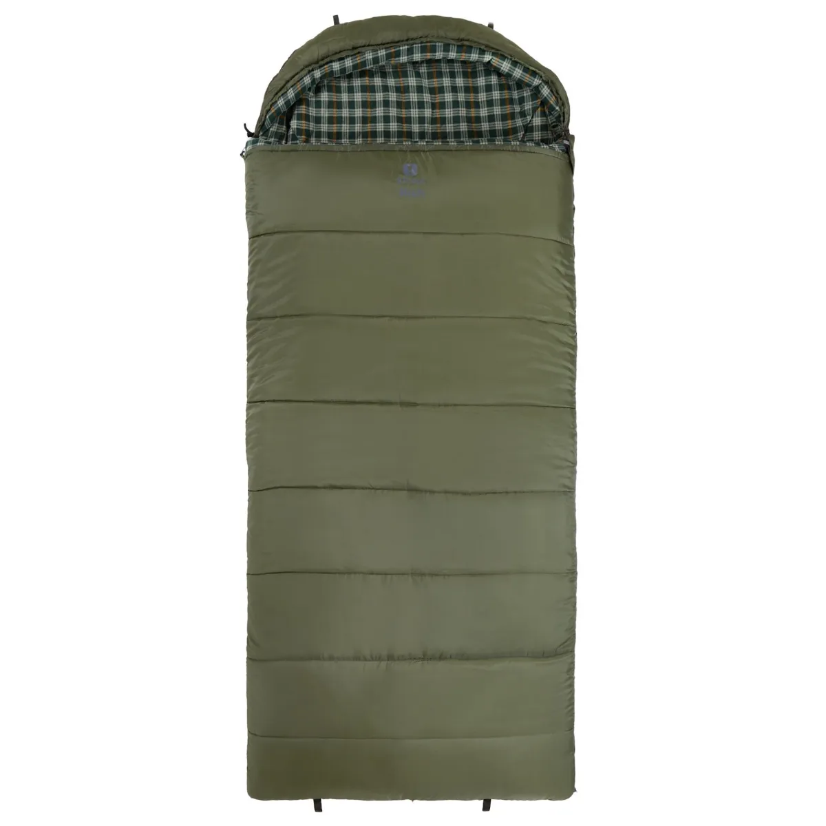 Спальный мешок BTrace Rich Правый (Правый, Зеленый)