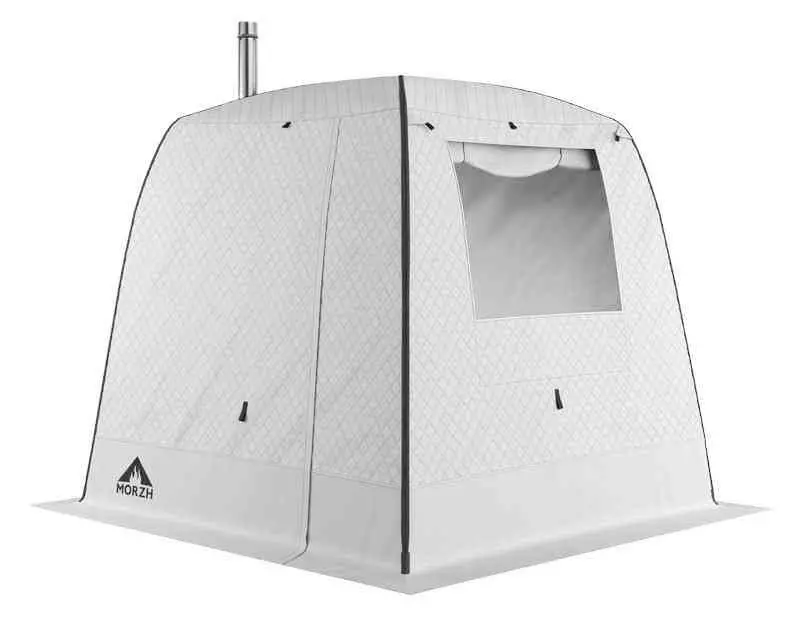 Мобильная баня МОРЖ (Белый)