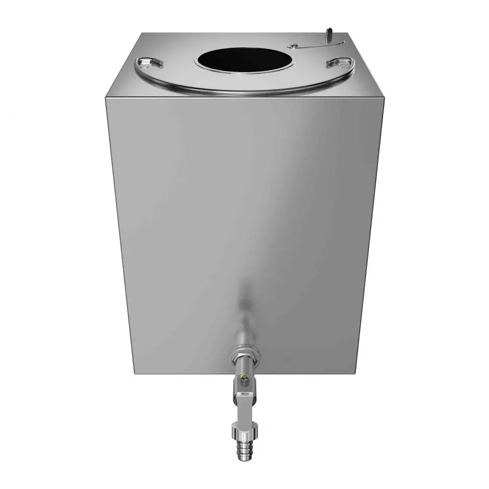 Бак для воды INTENT 12 литров Ø 90 мм квадратный