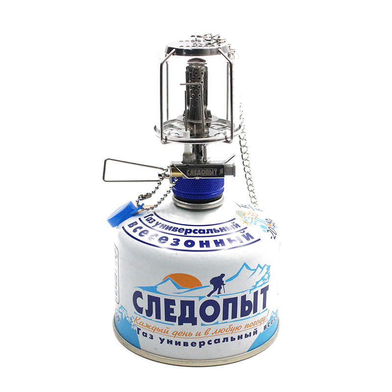 Светильник порт. газовый "СЛЕДОПЫТ - Светлячок", пьезо, стекл./40/