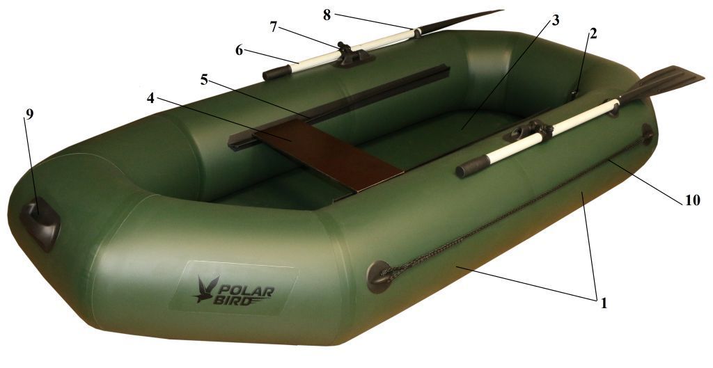 ЛОДКА POLAR BIRD 190 Т TEAL («ЧИРОК»)