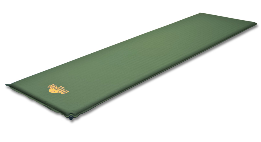 Самонадувающийся коврик ALEXIKA TRAVEL olive green 183x51x3,1 cm