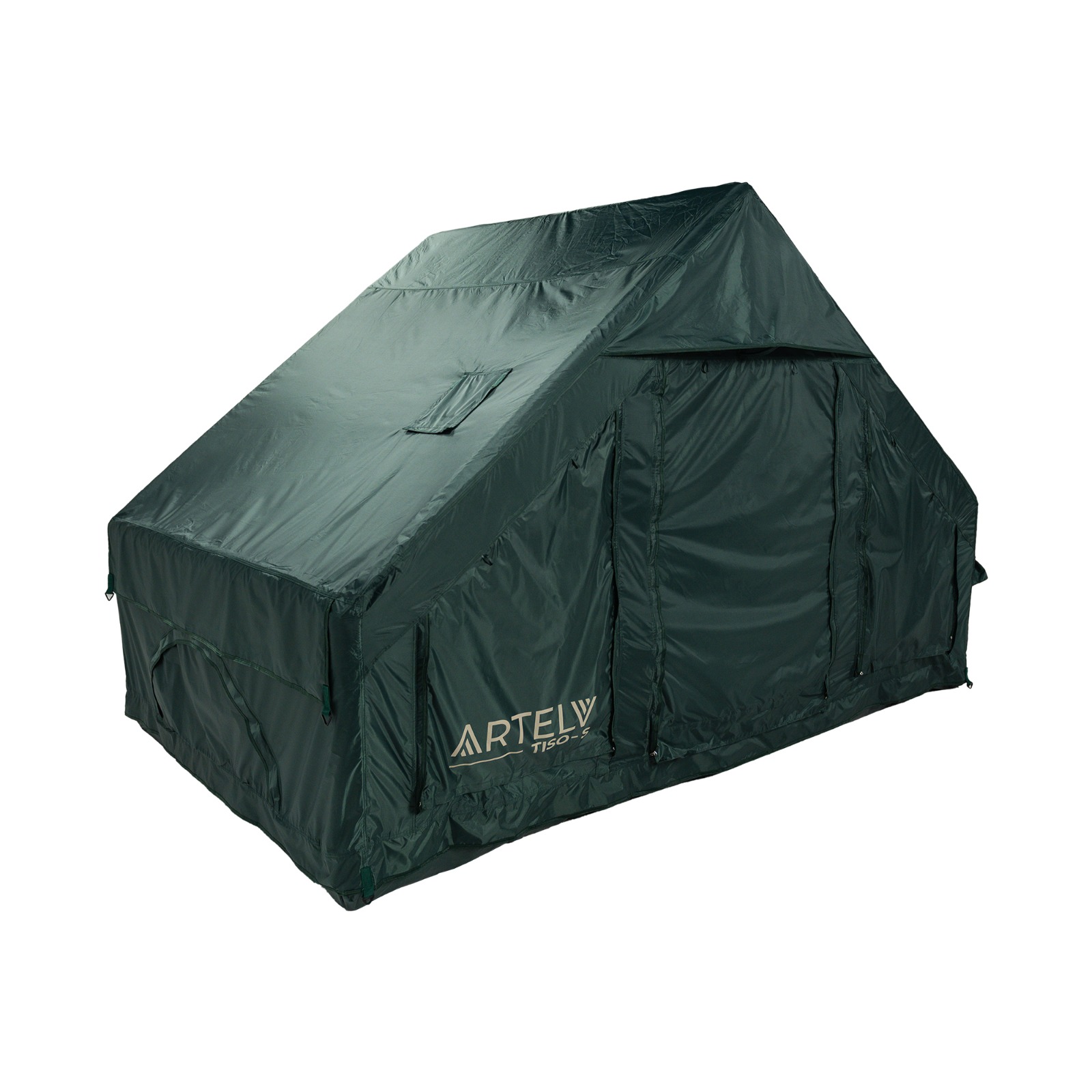 Кемпинговая надувная палатка ARTELV TISO - S, 300x200x200, цвет зеленый