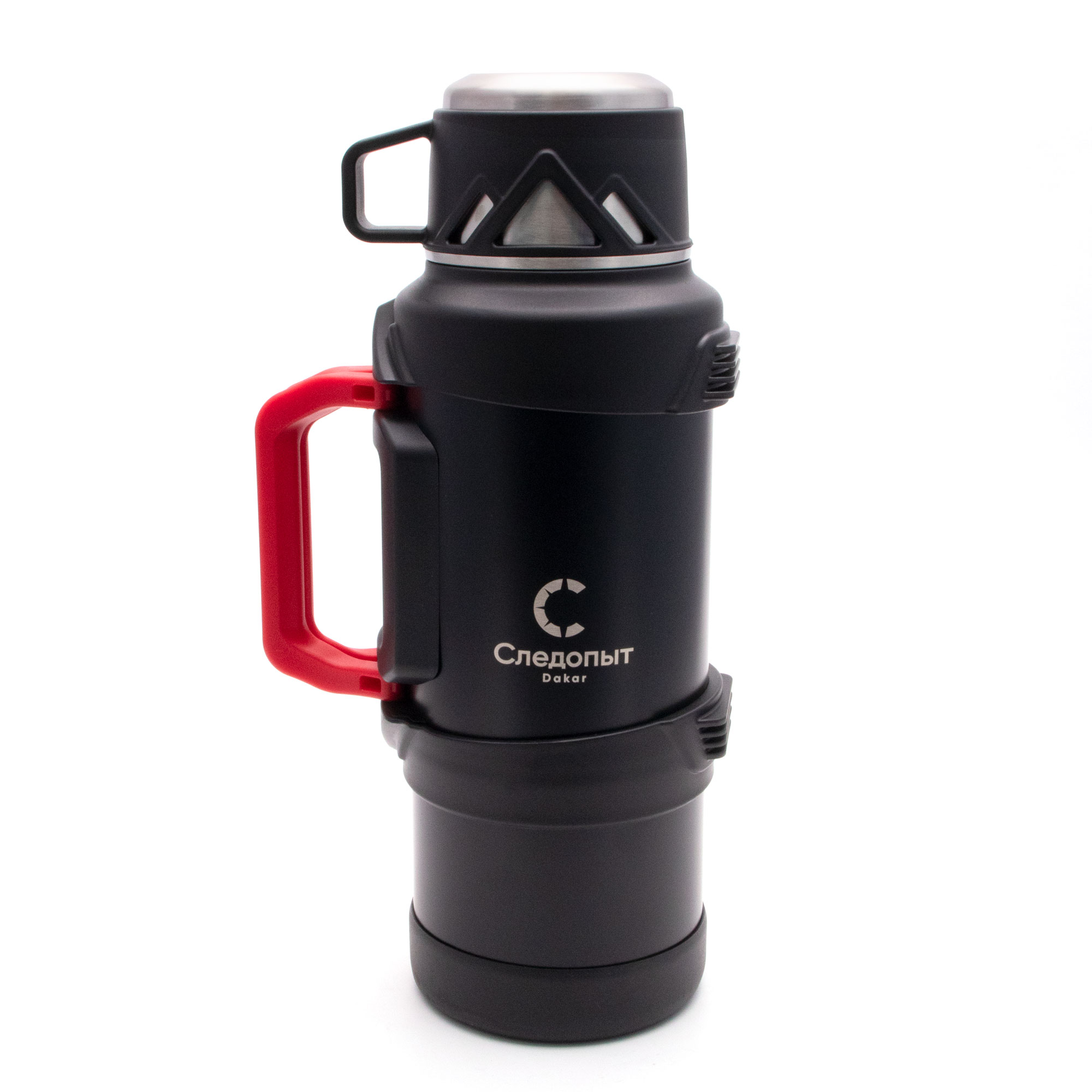 Термос для напитков Следопыт - DAKAR со складными ручками, 1,9 л