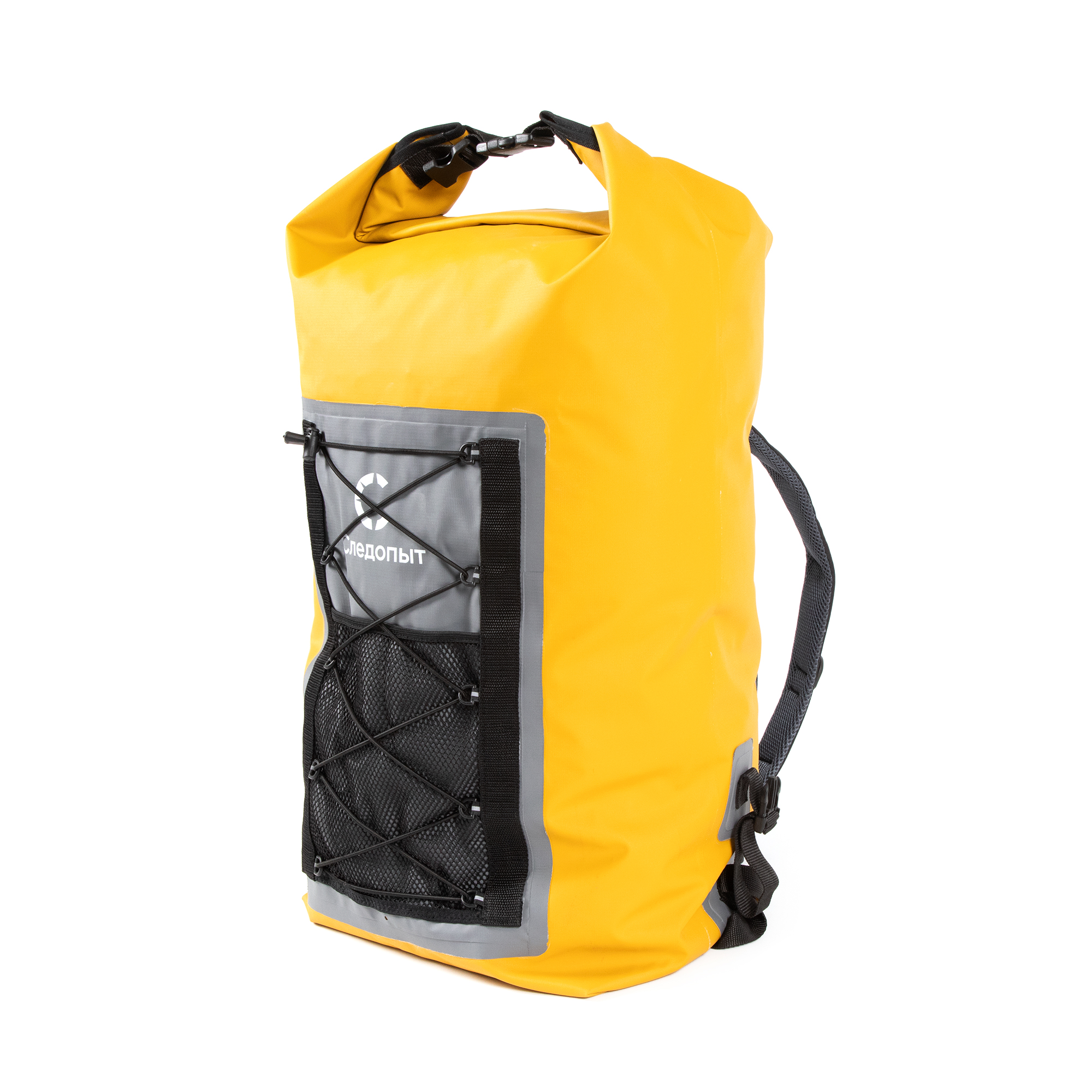 Герморюкзак СЛЕДОПЫТ Wander, 50 л, цв. желто-серый/8/