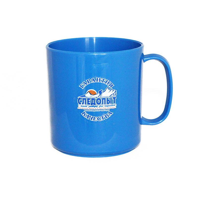 Кружка "СЛЕДОПЫТ" пласт., d 8см, 350 мл/100/