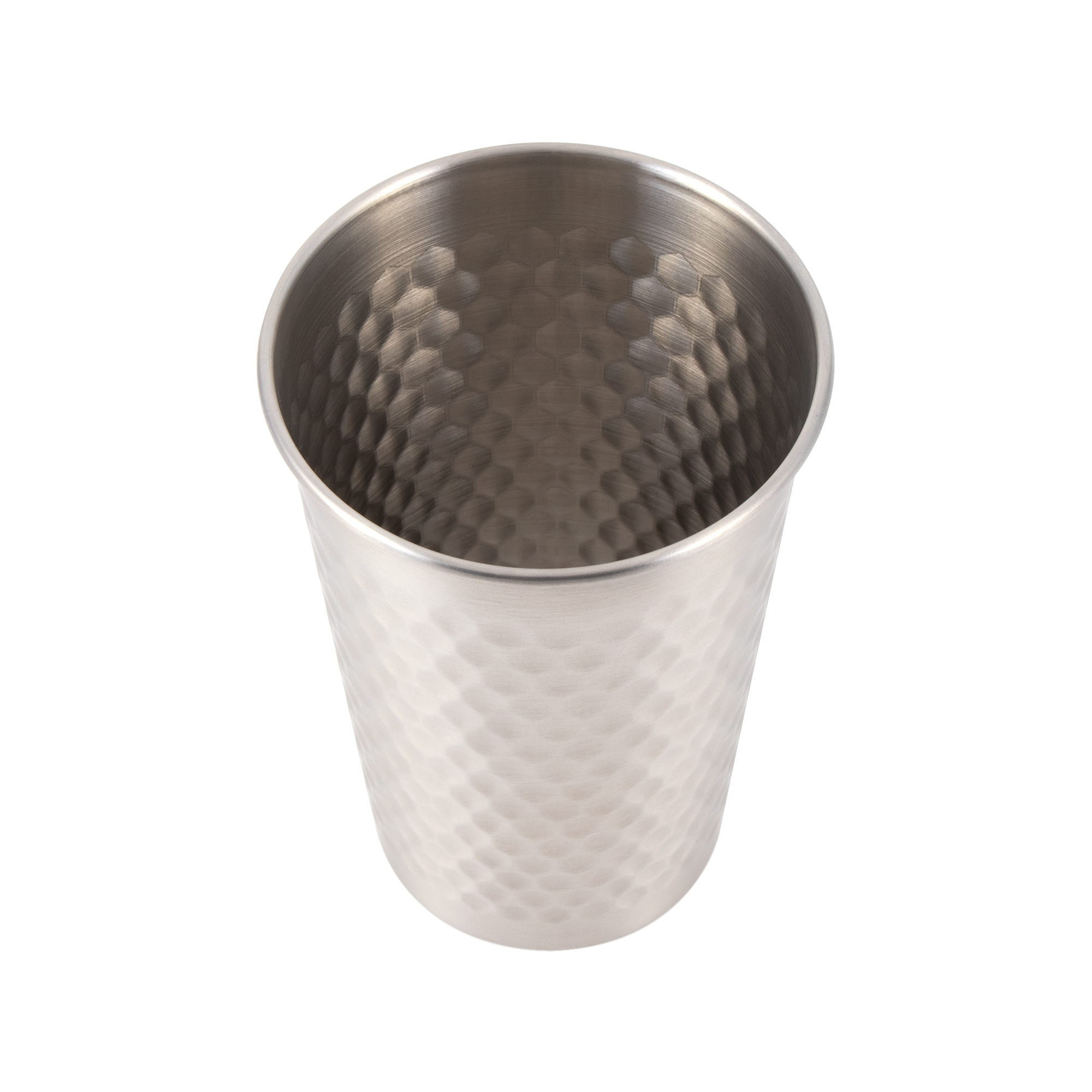 Стакан походный с ребристой поверхностью"СЛЕДОПЫТ", 400 мл, нерж./100/250/