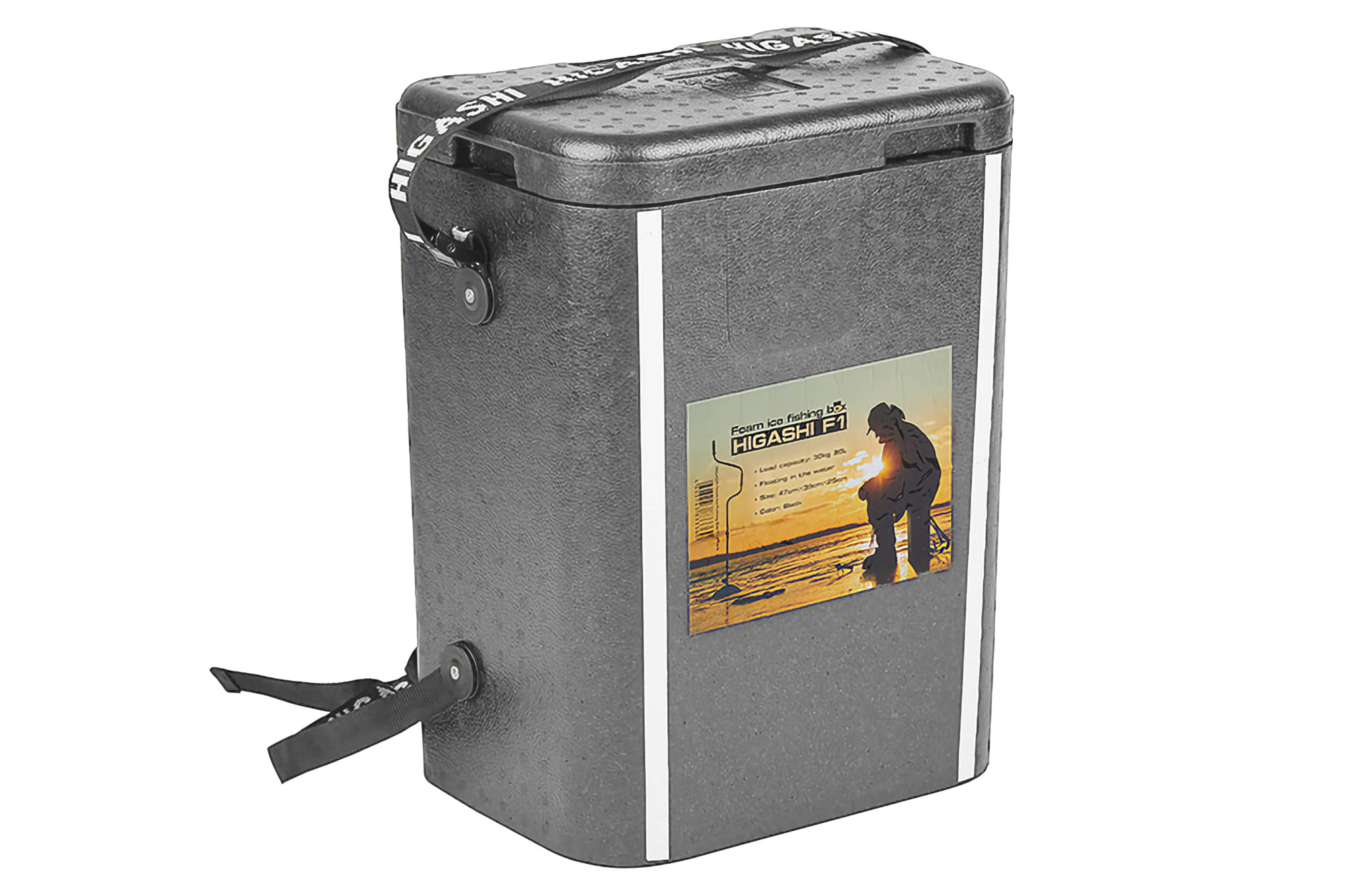 Зимний рыболовный ящик HIGASHI Foam Ice Box F1 Серый