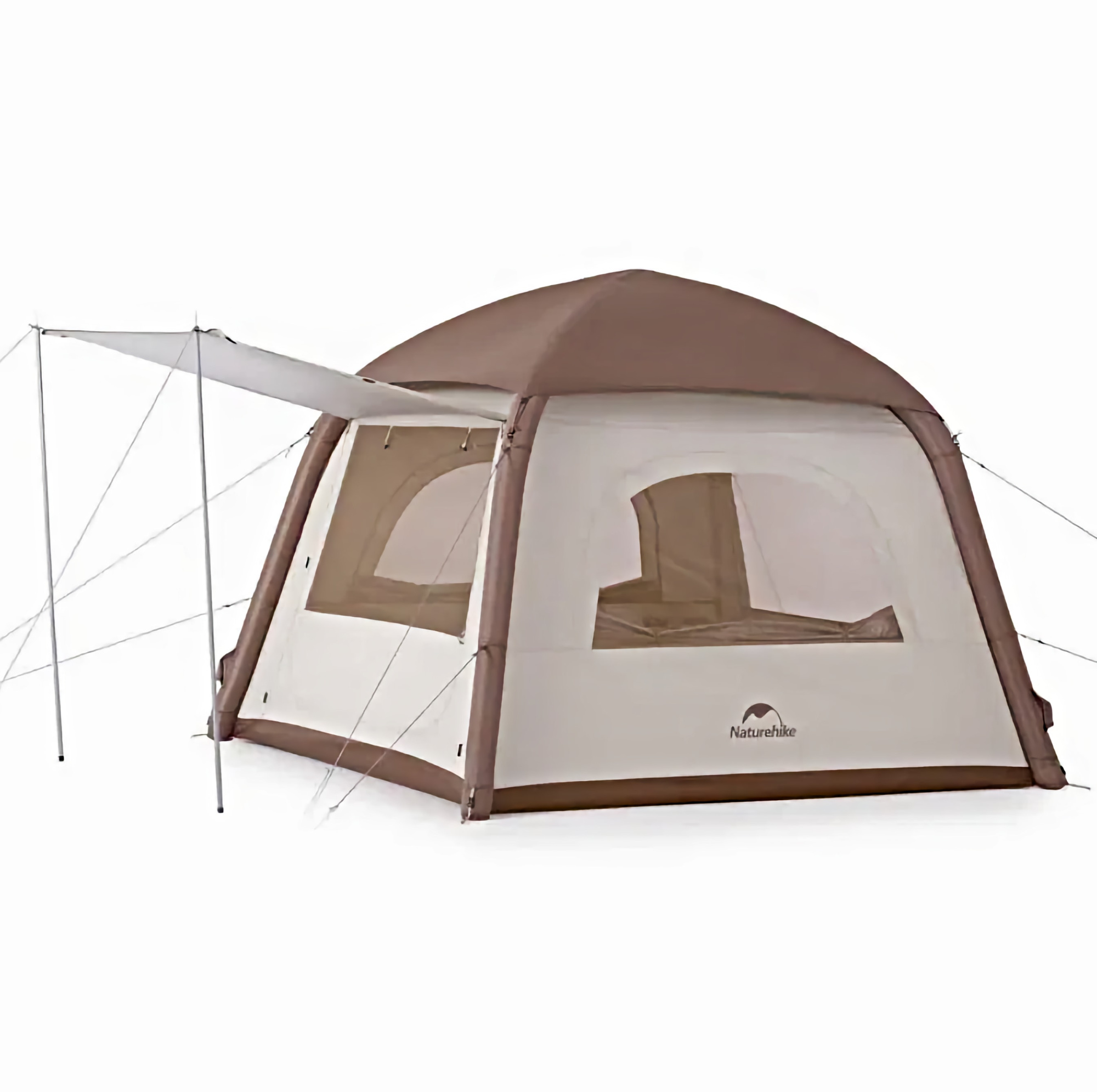 Кемпинговая палатка Naturehike Ango Air, надувной каркас, бежевая
