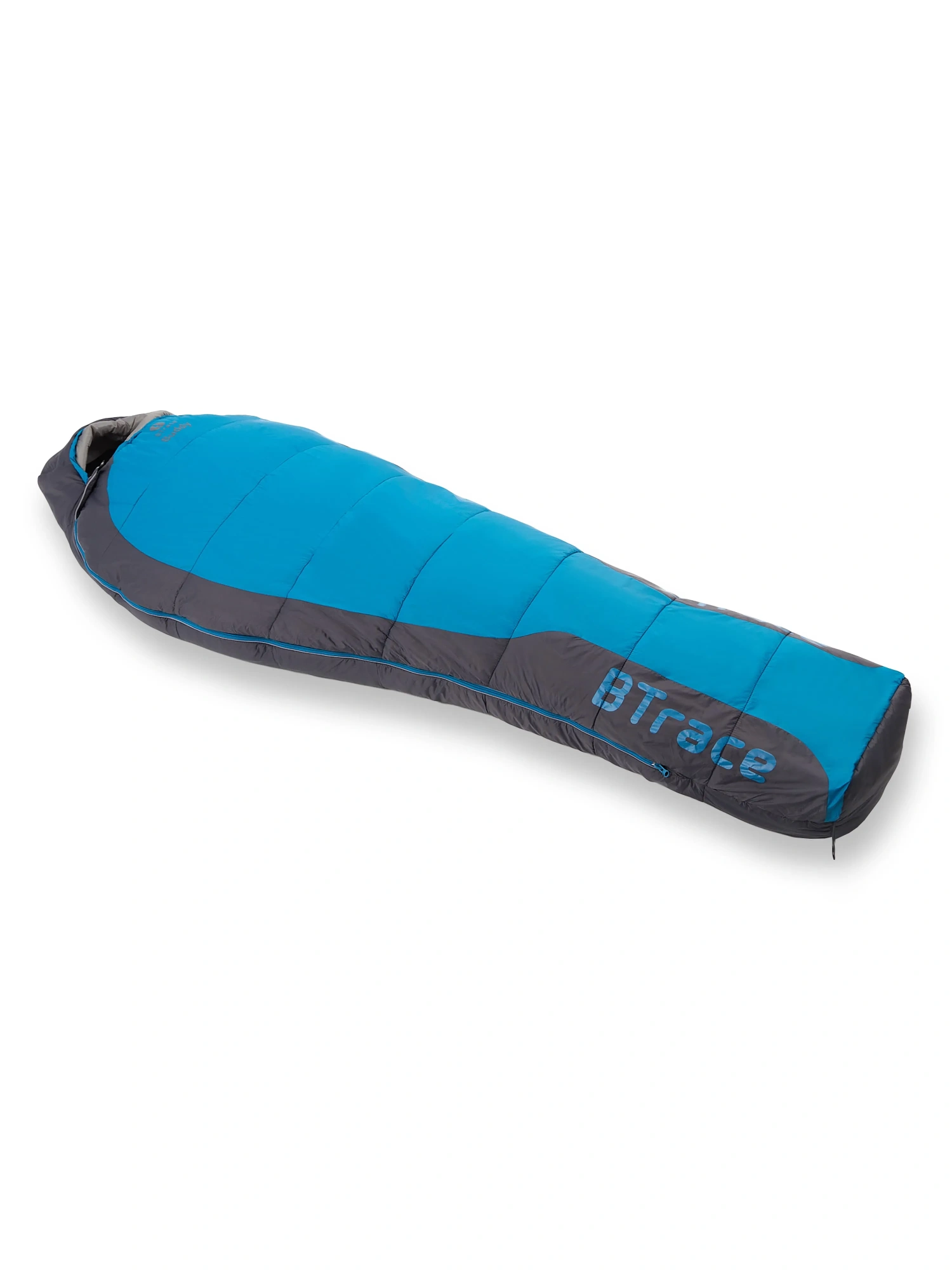 Спальный мешок BTrace Buddy L Правый (Правый,Серый/Синий)